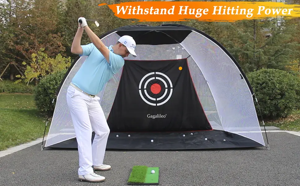 Golf Net,Golf Net Backyard Driving,Golf Driving Range,Golf Swing Net,Heavy Duty Golf Practice Net,Golf Practice Hitting Net,Quick Setup Golf Net with Target Cloth and Carry Bag(Style Optional) Target Cloth for 12x7x6FT Golf Nets - golf hitting target