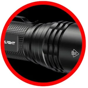 GearLight TAC LED Flashlight Pack - 2 Super Bright, Compact Tactical Flashlights with High Lumens for Outdoor Activity & Emergency Use - Gifts for Men & Women - Black - Tactical Flashlight