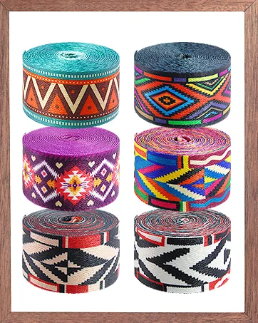 Grosun 6 Rolls 1.5 inch Nylon Webbing Belt Webbing Straps Purse Straps Backpack Straps Nylon Belt in Thermal Transfer Patterns Persian Style - Nylon Strap Nylon Webbing 1 inch Webbing Straps Backpack Straps Nylon Belt