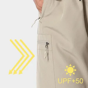 Women's Lightweight Hiking Cargo Shorts Quick Dry Athletic Shorts for Camping Travel Golf with Zipper Pockets Water Resistant Black Medium - product information 6