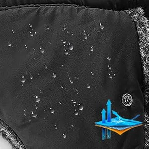 Winter Trapper Hats for Men Warm Trooper Hunting Hat with Ear Flaps Windproof Mask Ushanka Hat for Women Black - Trooper Hat for Men and Women