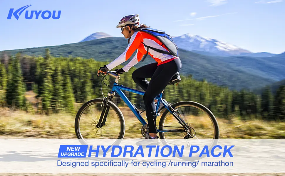 Hydration Pack with 2L Hydration Bladder Lightweight Insulation Water Rucksack Backpack Bladder Bag Cycling Bicycle Bike/Hiking Climbing Pouch Black - hydration Pack