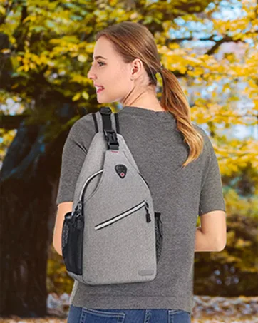 MOSISO Mini Sling Backpack,Small Hiking Daypack Travel Outdoor Casual Sports Bag Black - product information 7