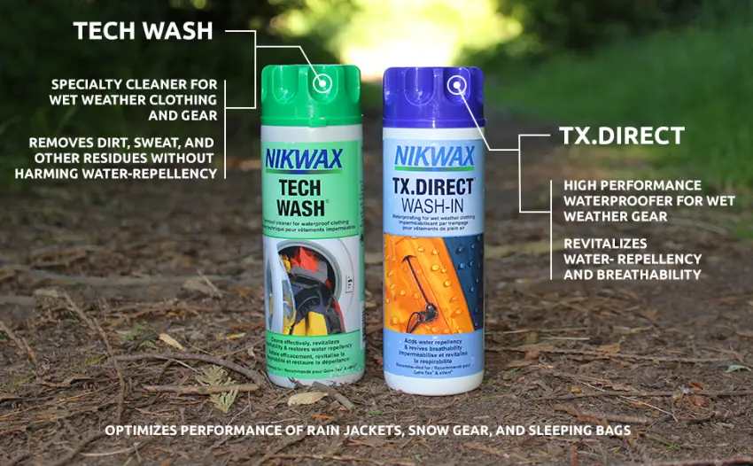 Nikwax Hardshell Cleaning & Waterproofing Duo-Pack 300ml - Hardshell Duo-Pack