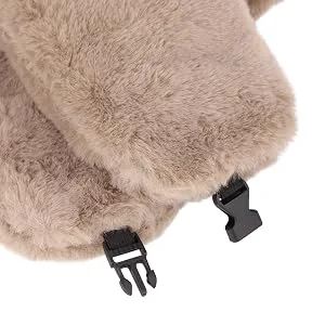 Adults Winter Cozy Plush Ushanka Russian Hat Windproof Full Hood Earflap Hat Warm Cold Proof Ski Hunting Cycling Trapper Hats Black - product information 5