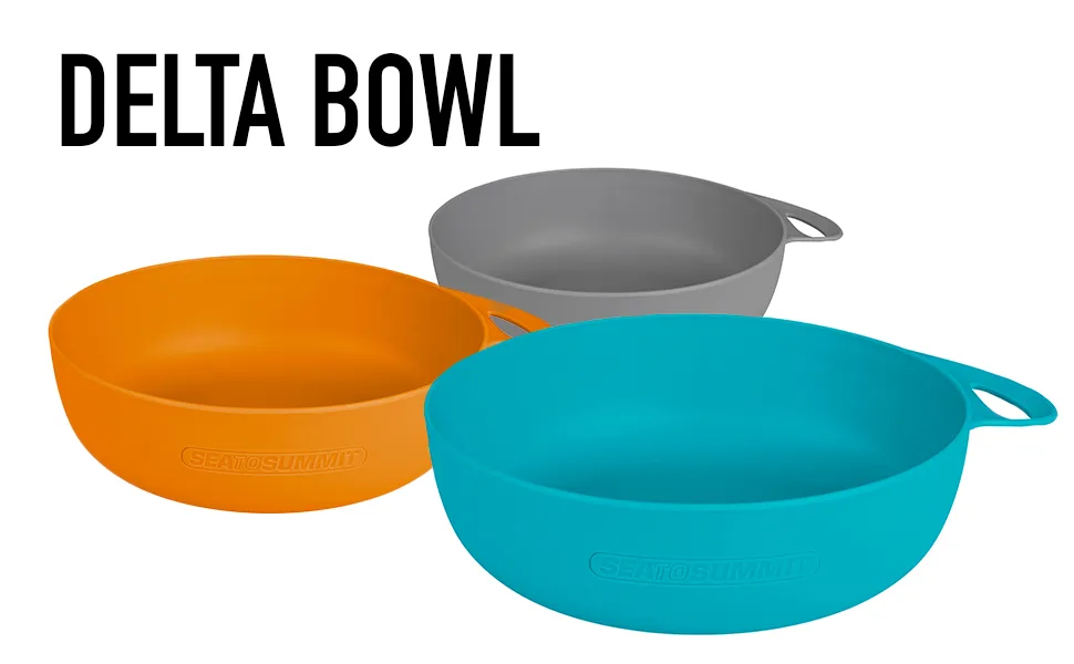 SEATO SUMMIT BOL Delta Azul Pacific Blue - Delta Bowls grouped together.