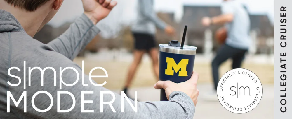 Simple Modern Officially Licensed Tumbler with Straw and Flip Lid Florida Gators - Simple Modern Collegiate Cruiser