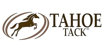 Tahoe Tack Plain Double Layer Nylon Headstall with Reins, Multiple Colors & Sizes Available Pink Full - Tahoe Tack Logo
