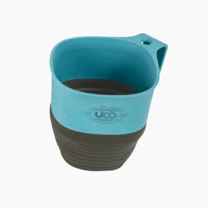 UCO 6-Piece Camping Mess Kit with Bowl, Plate, Camp Cup, and Switch Spork Utensil Set Blue - Collapsible Cup