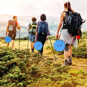 VOLIXOD Foldable Telescoping Stool Portable, Retractable Stool for Adults, Upgraded Collapsible Folding Seats with Load Capacity 550lbs, Camping Stools for Adults Blue - portable stool
