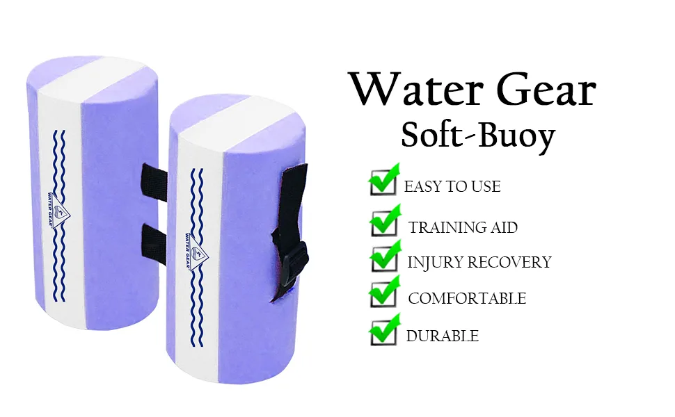 Water Gear Soft-Buoy Medium (4" x 7") - kickboard, pull buoy, swim buoy, buoy, swim kickboard, swim kickboard adult