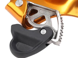 WILDKEN Rock Climbing Chest Ascender Climbing Mountaineering Tree Arborist Climbing Rappelling Equip for 10-13mm Rope Orange - chest ascender