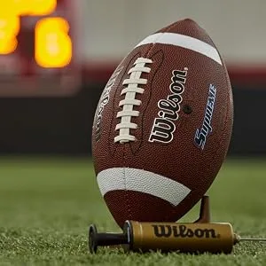Wilson NCAA Supreme Junior Football with Pump & Tee - product information 2