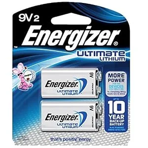 Energizer Ultimate Lithium 9V 2-Pack - L522BP2 - product information 2