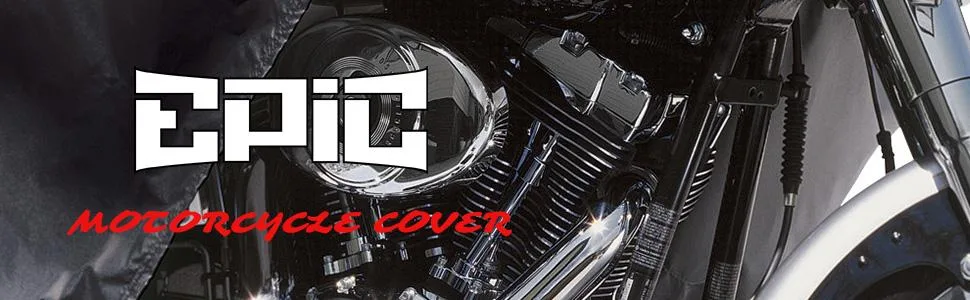 EPIC EP-7704 EX-Series Weather and UV-Resistant Motorcycle Storage Cover - product information 1