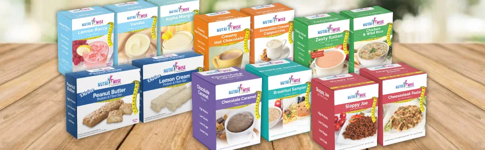 NutriWise  High Protein 15g | Instant Fruit Drink | 7/Box | Weight Loss, KETO Diet Friendly, Hunger Control | High Protein, Low Calorie, Low Carb, Low Sugar (Wild Berry) - Nutriwise products weight loss diet high protein low calorie shakes bars soup dessert breakfast