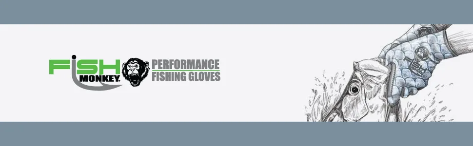 Fish Monkey FM11 Half Finger Guide Glove Green Water Camo Large - product information 1