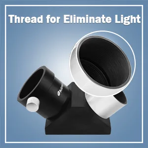 Astromania 1.25" 90-Degree Erecting Prism Optical Prism Inside Rather Than a Mirror which Makes Your Image Clear and Sharp - product information 19