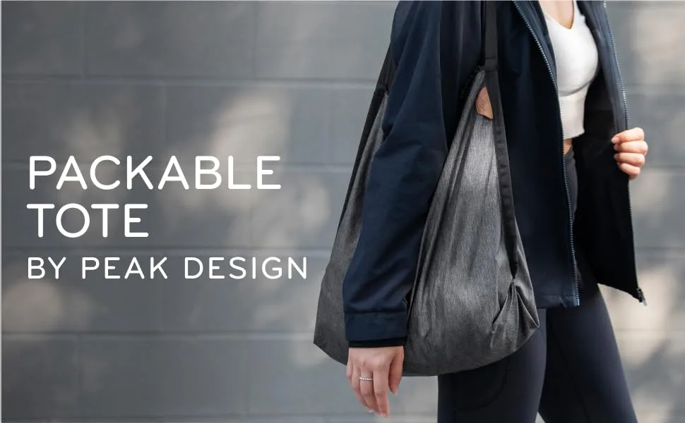Peak Design Packable Shopping Tote Bag Raw - Packable Tote