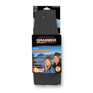 Grabber GBGHB Heated Headband, Gray - headband