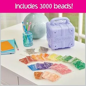 Aquabeads Mega Bead Trunk Refill Pack, Arts & Crafts Bead Refill Kit for Children - Over 3,000 Beads Included - Aquabeads, Bead Crafting for kids, Kids crafts, water beads, fused beads, arts and crafts for kids