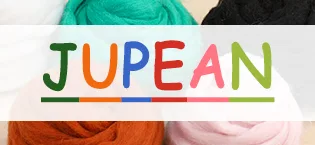 JUPEAN Needle Felting Kit, Wool Roving (5g/Color), Complete Needle Felting Starter Kit with Basic Felt Tools and Supplies Wool Fibre Spinning Craft Wet Felting Material for Beginners - product information 2