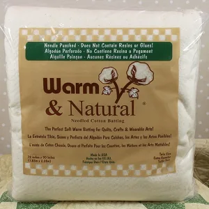 Warm & Natural Twin Cotton Batting - product information 1
