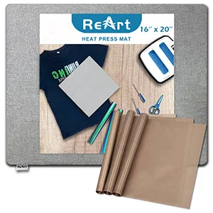 Heat Press Mat 16" x 20" for Cricut Easypress Both Sides Applicable - Mat for Heat Press Machines and HTV and Iron On Projects 16'' x 20'' - 16x20