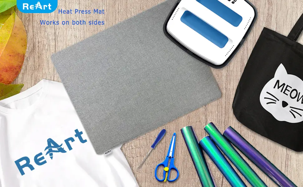 Heat Press Mat 16" x 20" for Cricut Easypress Both Sides Applicable - Mat for Heat Press Machines and HTV and Iron On Projects 16'' x 20'' - 16x20