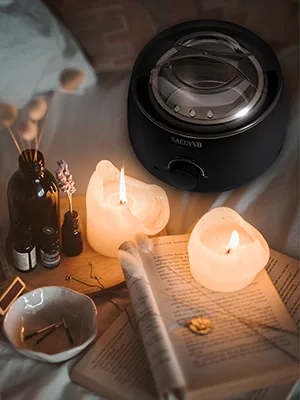 Wax Melter for Candle Making,Candle Melting Pot,Candle Wax Melter,Multifunctional Wax Melting Tool with LED Temperature Display - candle