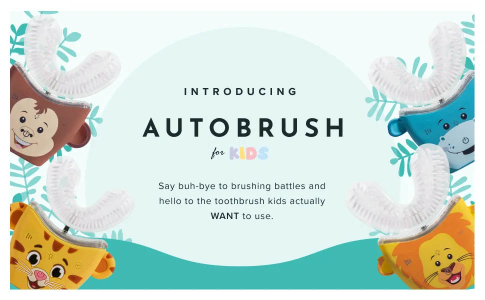 AutoBrush Kids Fluoride Foaming Toothpaste Strawberry Flavor, Foam Toothpaste for Electric or U-Shaped Toothbrush, SLS-Free, Travel Friendly (3 Pack) Fluoride 3 Pack - AutoBrush Pro Kids Introduction