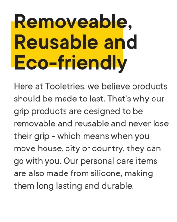 Tooletries - Scalp Massager & Hook - Silicone Toiletry Scrubber & Holder, Shower & Bathroom Accessory - Features Silicone-Grip Technology, Removable & Reusable - Tooletries