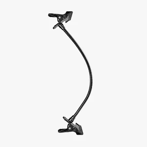 LimoStudio Photography Lighting Stand Flash Magic Clamps with Flex Arm, Gooseneck Mount, AGG1160 Black (1-pack) - AGG1160_ Metal Clamp with Flexible Arm