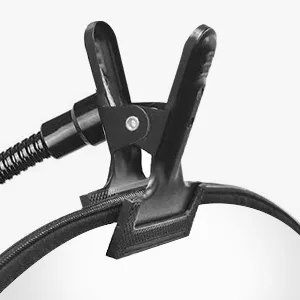 LimoStudio Photography Lighting Stand Flash Magic Clamps with Flex Arm, Gooseneck Mount, AGG1160 Black (1-pack) - AGG1160_ Metal Clamp with Flexible Arm