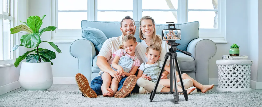 MoKo Camera Tripod for iPad, 60" Tripod for iPhone with Travel Bag, iPad Tripod Stand with Universal ipad Holder and Wireless Remote, Phone Tripod for Camera, Cell Phone, Webcam, Projector Black - product information 8