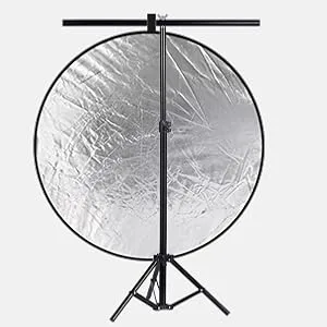 NEEWER 32 Inch/80 Centimeter Light Reflector Light Diffuser 5 in 1 Collapsible Multi Disc with Bag - Translucent, Silver, Gold, White, and Black for Studio Photography Lighting and Outdoor Lighting - product information 5