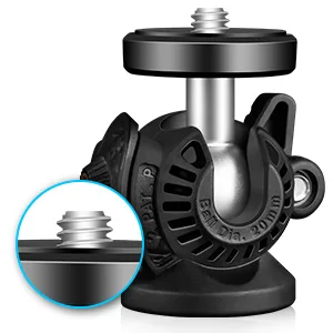 Nycetek Webcam Tripod Stand for Desk: Webcam Stand for Logitech Brio | C920 | C922 - Height & Angle Adjustable Desktop Tripod for Light & 1/4" Thread for Live Streaming | Video Calling 9.2''-15.5'' - product information 16