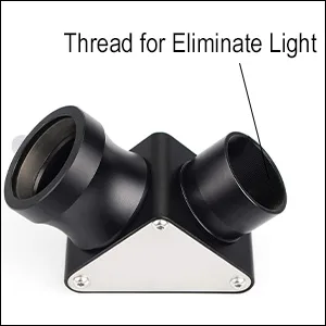 SVBONY 1.25 inches 90 Degree Dielectric Mirror Diagonal Fully Metal for Refracting Telescope Eyepiece Lens for Astronomical Visual Astrophotography - Diagonal