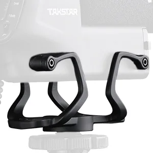 TAKSTAR SGC-600 Camera Microphone, Universal Shotgun Microphone for iPhone, Android Phone, Canon/Nikon/Sony Camera&Camcorder, Video Mic with Shock Mount, Windscreen and 3.5mm Jack - Shock Mount