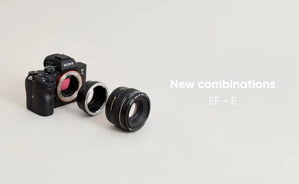 Urth Lens Mount Adapter: Compatible with Canon (EF/EF-S) Lens to Sony E Camera Body Canon EF/EF-S - Urth