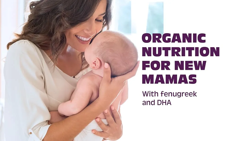 Organic Valley Postnatal Support  Organic Smoothie Mix  Chocolate  10 oz - Organic Nutrition for new Mamas - with fenugreek and DHA