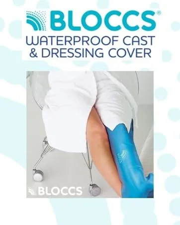 Bloccs Waterproof Cast Protector Leg - #CSL75-L - Child Short Leg - (Large) Large (Pack of 1) - Leg Main Image