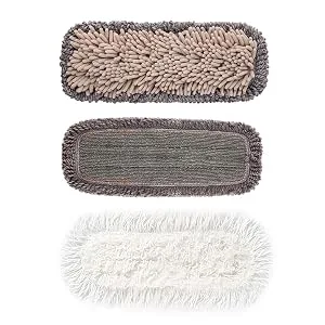 CLEANHOME Mops for Floor Cleaning with 3 Different Washable Mop Pads and Extendable 55 Long Handle, Multifunction Dust Mop for Hardwood,Marble,Tile Floor Mopping Mop two - product information 5