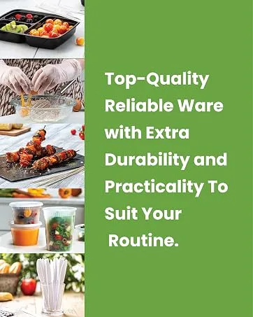192 Combo Pack Premium Heavyweight Disposable Clear Plastic Silverware - Cutlery Combo 192 - Comfy Package