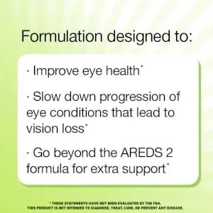 EyeScience Macular Health Beyond AREDS2 Formula, Advanced Ocular Vitamin - Containing Lutein, Zeaxanthin, Bilberry, and Vitamins C, D, E, and B6 (30 Day Supply) - EyeScience Macular Health