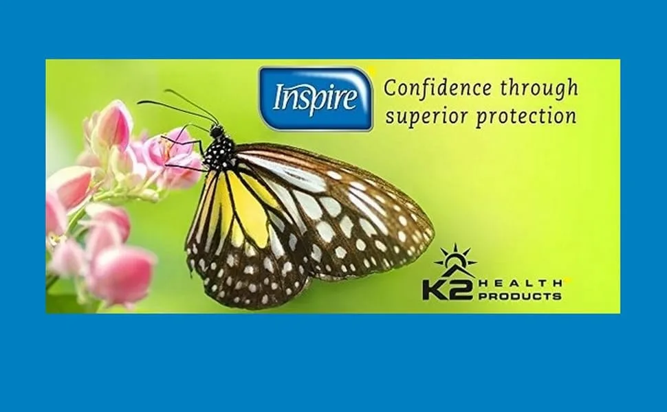 Inspire Super and Ultra Absorbent Disposable Bed Pads (23" X 36" Reusable 3 Pack) - reusable bed pad