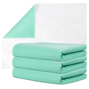 Inspire Super and Ultra Absorbent Disposable Bed Pads (23" X 36" Reusable 3 Pack) - underpads