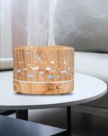 MEIDI Essential Oil Diffuser - Aromatherapy Diffuser, LED Desk Moon Lamp with Cool Mist Humidifier Function, Adjustable Brightness and Mist Mode No Remote Control - Essential Oil Diffuser