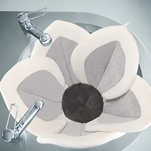Baby Bath - Flower Baby Bath Pad Infant Bathtub Mat for Bathtub Tub Sink - Gray2 Gray-2 - product information 6