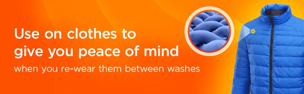 Tide Fabric Spray, 3 Count, 22 Fl Oz Each - Use on clothes to give you peace or mind when you re-wear them between washes